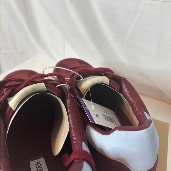 NWT-Steve Madden Hudsin Sneakers – Burgundy Retro, Women’s Size 11 - Picture 4 of 7